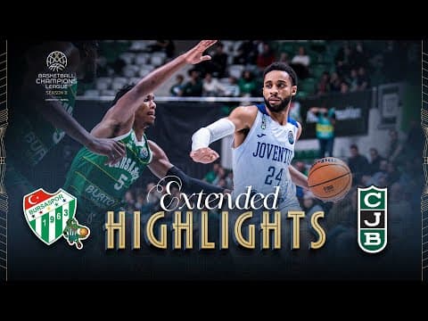 Bursaspor Basketbol v Joventut Badalona | Full Game Highlights | #BasketballCL 2025-26
