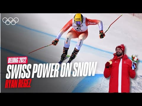 Regez Rules the Mountain🇨🇭🥇Ryan Regez - Freestyle Skiing Men's Ski Cross🎿| Reigning Champions