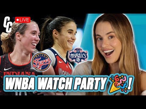 Indiana Fever vs. Washington Mystics 🔥 (WATCH PARTY!) + maybe a little NFL too