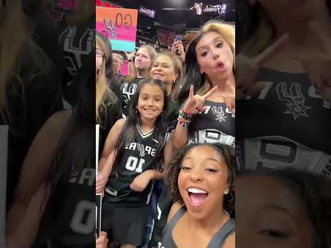 we love surprising our Spurs fam 🫶 #goodmorningamerica#nbaplayoffs #spurs #nba #community