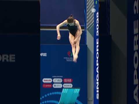 Maddison Keeney Triumphs! Wins Individual Diving World Title #AQUASingapore25