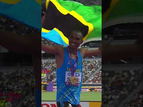 Insane marathon finish 🤯 #worldathleticschamps #running #sports #tanzania