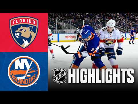 Panthers vs. Islanders | NHL Highlights | March 01, 2026