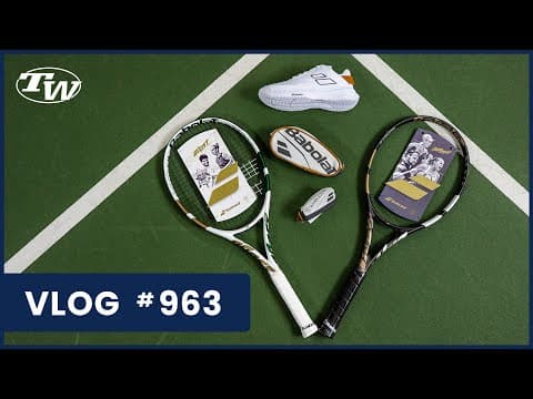 Celebrate a legend w/ Head's Arthur Ashe Racquet & Bag & Babolat gear for the grass major - VLOG 963