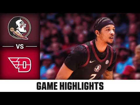 Florida State vs. Dayton Game Highlights | 2025-26 ACC Men's Basketball