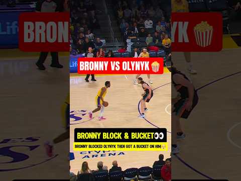 Bronny going against NBA Vets😤