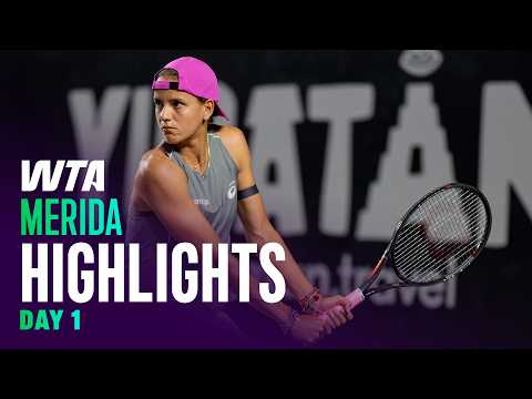 Day 1 in Merida featuring Arango, Boulter, Stakusic and more | WTA Match Highlights