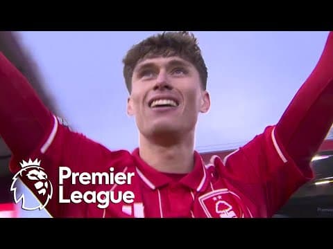 Nicolo Savona STUNS Man United to give Nottingham Forest 2-1 lead | Premier League | NBC Sports