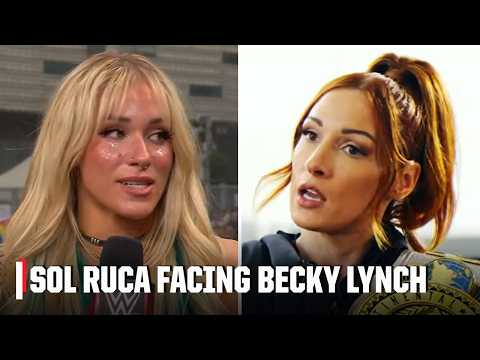 Sol Ruca and Becky Lynch preview championship match at WWE Clash in Italy 🍿