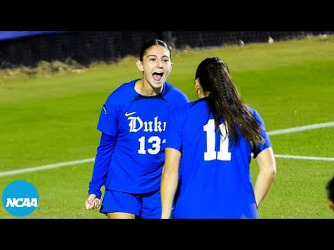 Duke’s Mia Minestrella dominates Elon with hat trick in NCAA tournament