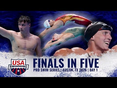 All Finals Races From Night One at the USA Swimming Pro Swim Series in Austin | Finals in Five