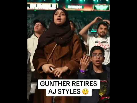 Gunther retires AJ Styles 👀