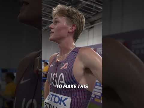 Ethan Strand ran 3:36.15 in the 1500m semis at Worlds but just missed the final. 💪