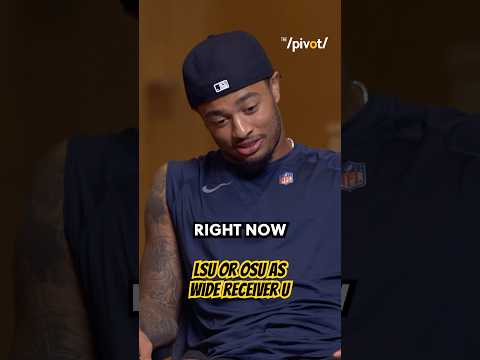 Ryan Clark asks former Buckeye Jaxon Smith Njigba if it’s OSU or LSU that WideReceiver-U 👀