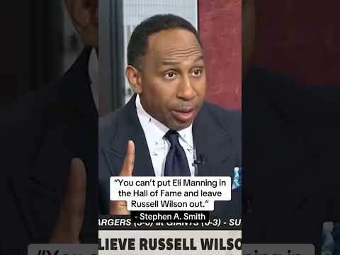 Stephen A. weighs in on if Russell Wilson's case for the Hall of Fame ✍️