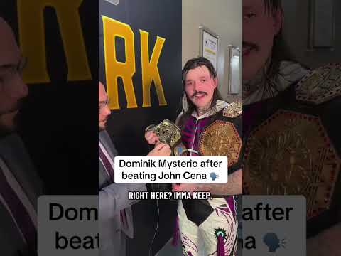 Dom after reclaiming the IC Title at #SurvivorSeries