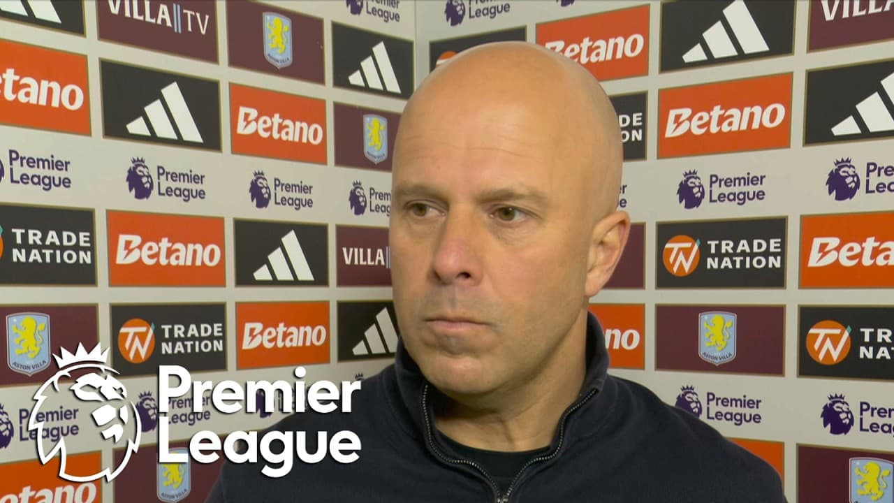Arne Slot assesses Liverpool's 4-1 defeat at Aston Villa | Premier League | NBC Sports