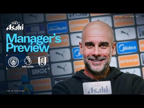 WATCH LIVE! MANAGERS PREVIEW: Fulham (A) | Premier League
