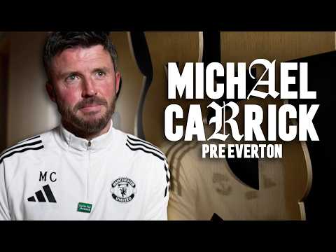 "We Know It Will Be Tough" | Michael Carrick Pre-Everton | Interview