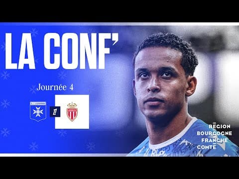 J4 - La conférence de presse de Christophe Pelissier et Fredrik Oppegård avant AJA-Monaco
