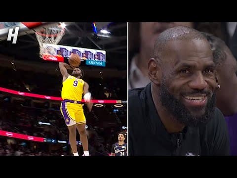 Bronny James takes over in the final minutes in Cleveland 🔥