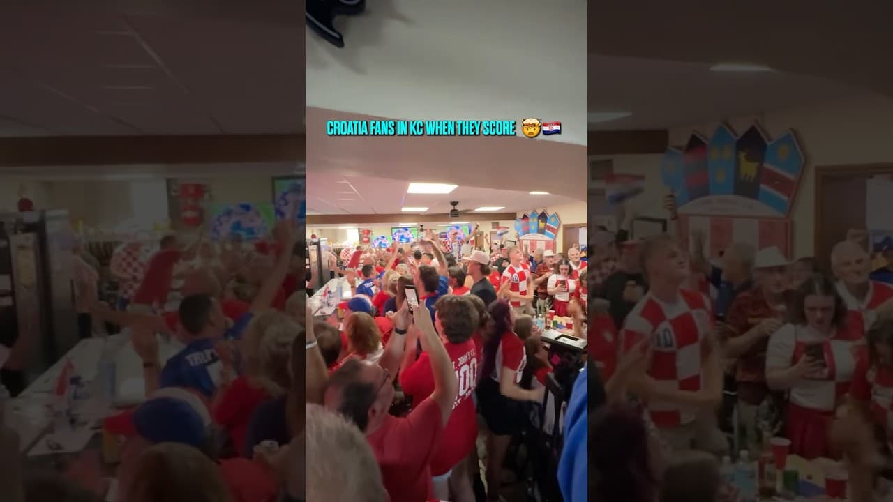 Absolute scenes for Croatia’s equalizer 🔥 #worldcup #soccer #croatia #goal #kansascity