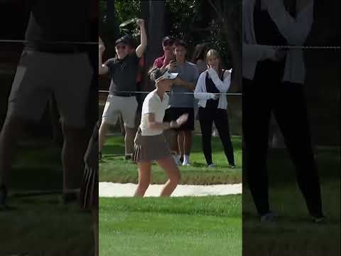 Nelly Korda from the bunker! 🤌⛳