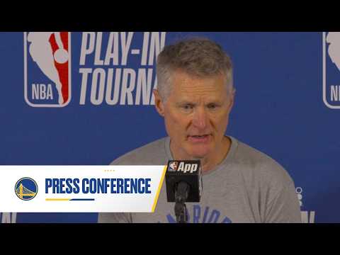 Steve Kerr Recaps Warriors Play-In Win vs. Clippers
