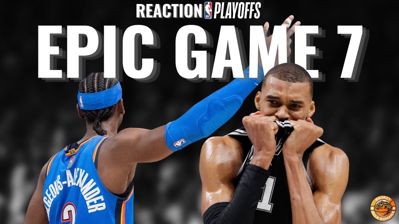 GARA 7 tra SPURS e THUNDER è già leggenda | REACTION alla partita più attesa della stagione NBA