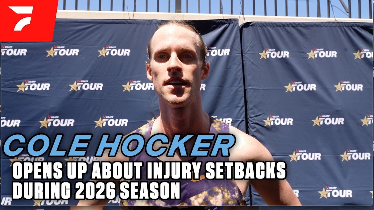Cole Hocker Opens Up About Injuries This Season After Running 3,000m | 2026 USATF LA Grand Prix