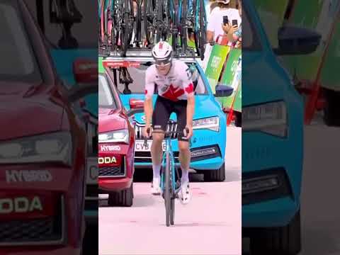 When Michael Woods danced his way up the final climb of Stage 13 of La Vuelta in 2024 🇨🇦👏