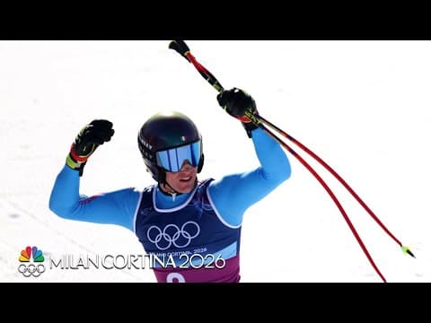 Italy, Switzerland impress in men's team combined downhill | Winter Olympics 2026 | NBC Sports