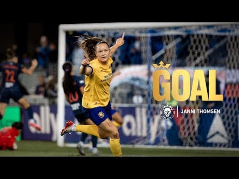 GOAL: Janni Thomsen 9', September 27, 2025