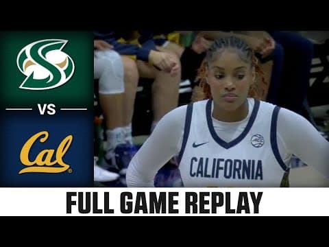 Sacramento State vs. Cal Full Game Replay |  2025-26 ACC Women’s Basketball