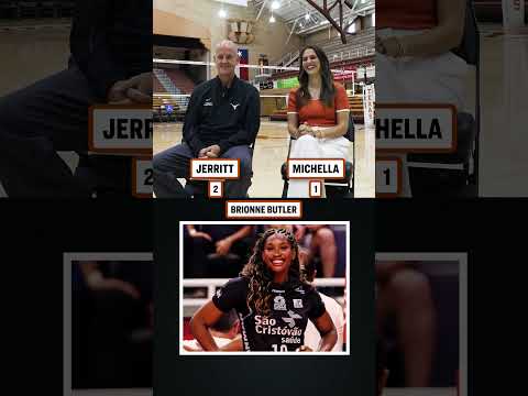 Guess The Player with Texas WVB head coach Jerritt Elliott 🤘 #shorts