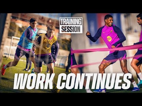 SECOND SESSION 🏃. DERBY CLOSER. | FC Barcelona Training 🔵🔴