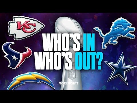 Who's IN & Who's OUT in latest NFL Playoff Picture? | Breaking down the path for Lions and Chiefs