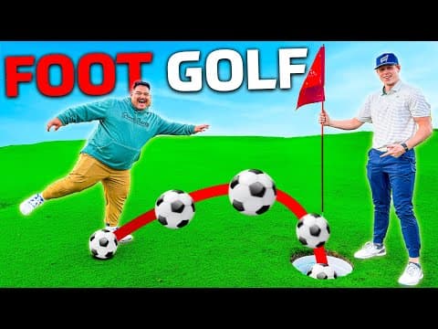 We Played Golf With a Soccer Ball and XL Holes