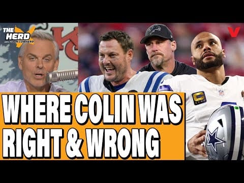 What Colin Cowherd got RIGHT & WRONG: Broncos, Chiefs, Philip Rivers, Cowboys, Lions | THE HERD NFL