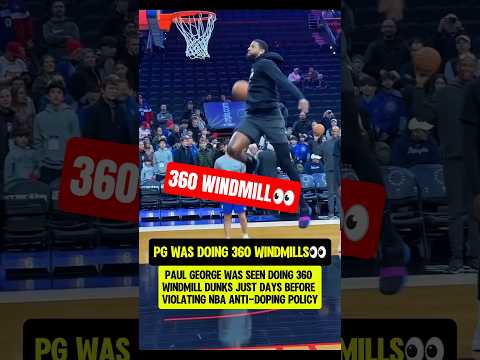 Paul George spotted doing 360 WINDMILLS👀