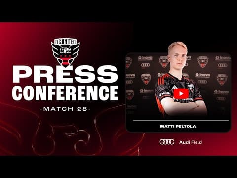 Matti Peltola Pre-Match Press Conference | D.C. United vs. Inter Miami CF | MLS 2025