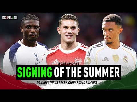 RANKING The best signings of the summer so far 🔥 | Gyökeres, Wirtz, Rashford | Scoreline