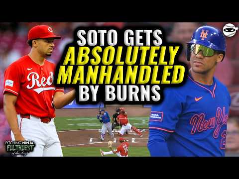 Chase Burns MANHANDLES Juan Soto