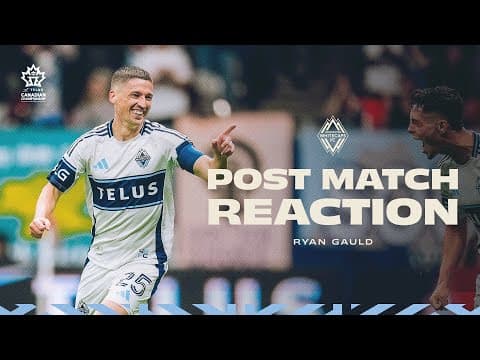 Ryan Gauld Post TELUS Canadian Championship Win Reaction | 2025