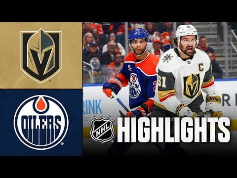 Golden Knights vs. Oilers | NHL Highlights | December 21, 2025