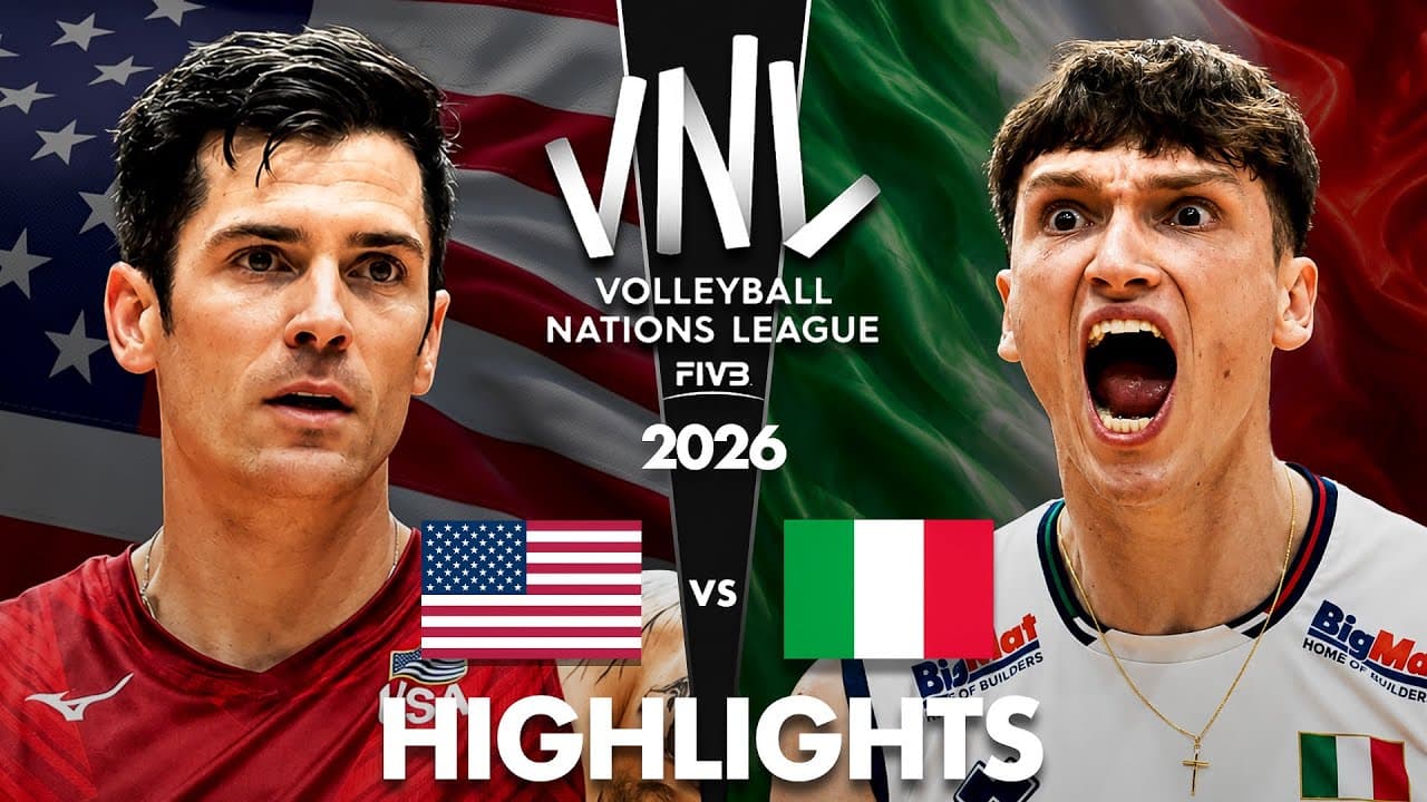 USA 🇺🇸 vs Italy 🇮🇹 | Highlights | Men's VNL 2026