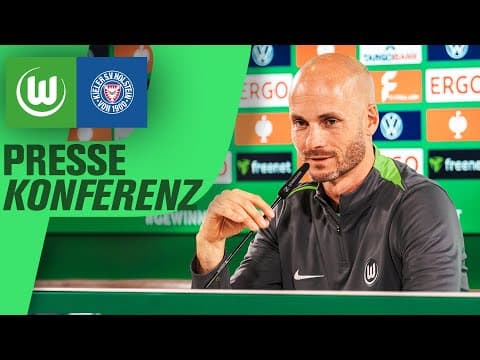 Pressekonferenz mit Paul Simonis vor VfL Wolfsburg - Holstein Kiel | 🏆 DFB-Pokal zweite Runde 25/26