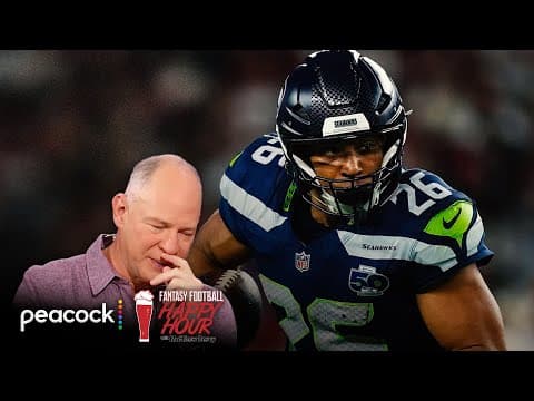 Zach Charbonnet 'trending down' ahead of Jaguars showdown | Fantasy Football Happy Hour | NFL on NBC