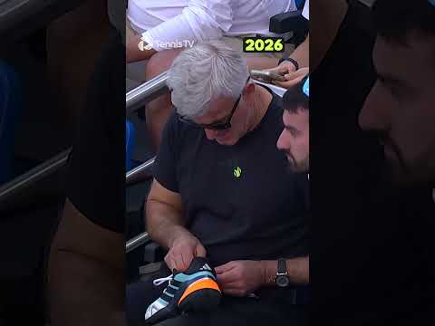 Shoelace Delivery For Tsitsipas 🤣