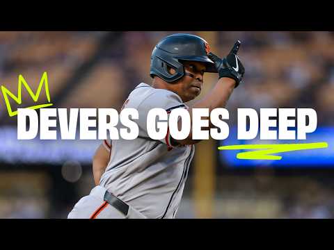 Rafael Devers conecta un jonrón en Dodger Stadium | Giants vs Dodgers Highlights